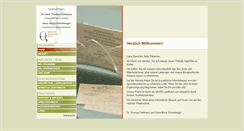 Desktop Screenshot of feldmann-schoenberger.de